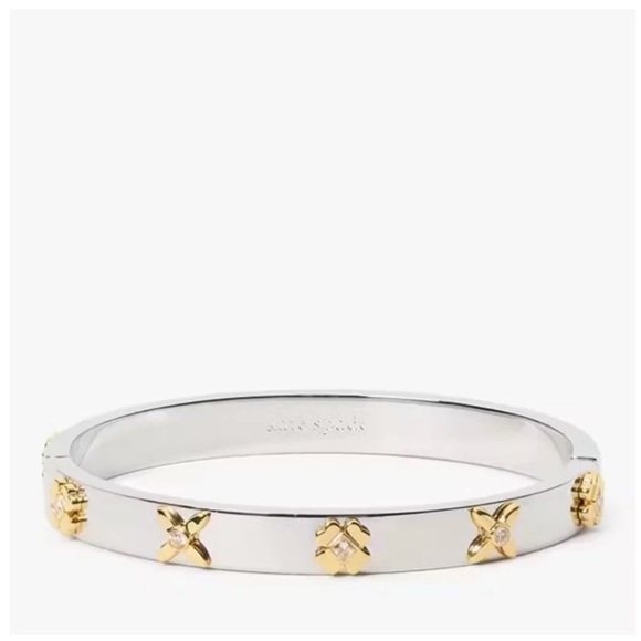 kate spade Jewelry - $128 Kate Spade Heritage Bloom Hinged Bangle